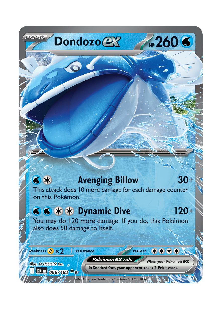 Dondozo ex (066/182) - Destined Rivals