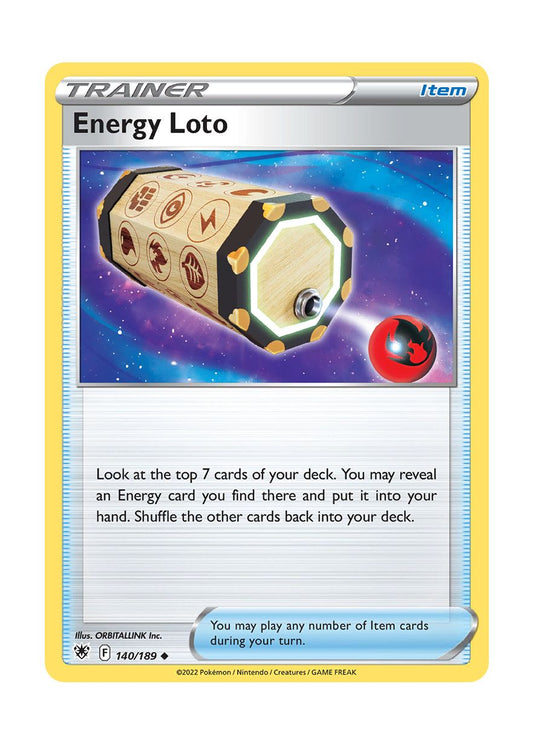 Energy Loto - Reverse Holo (140/189) - Astral Radiance