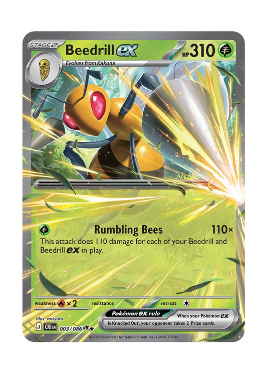 Beedrill ex (003/86) - Chaos Rising