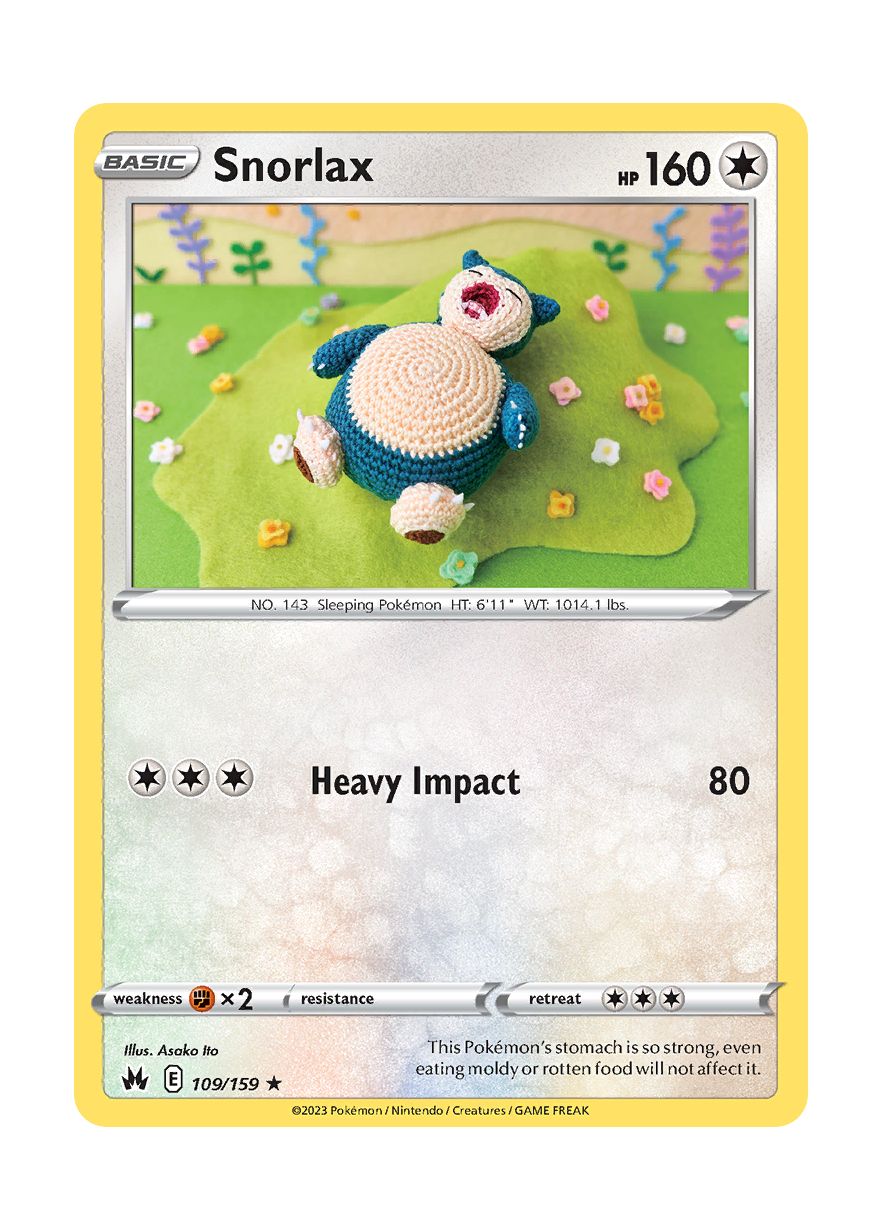 Snorlax - Reverse Holo (109/159) - Crown Zenith