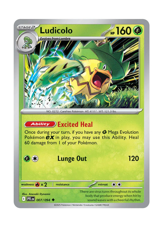 Ludicolo (007/94) - Phantasmal Flames