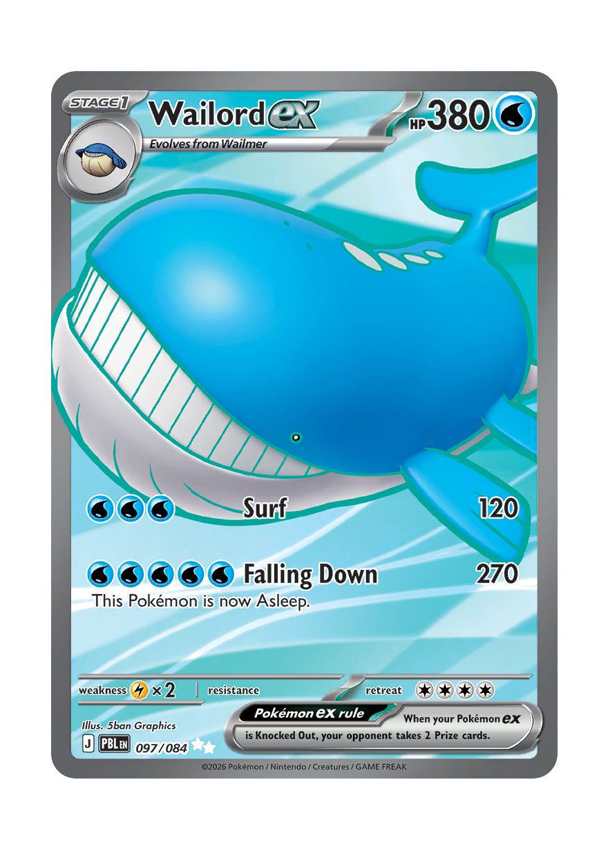 Wailord ex (097/84) - Pitch Black