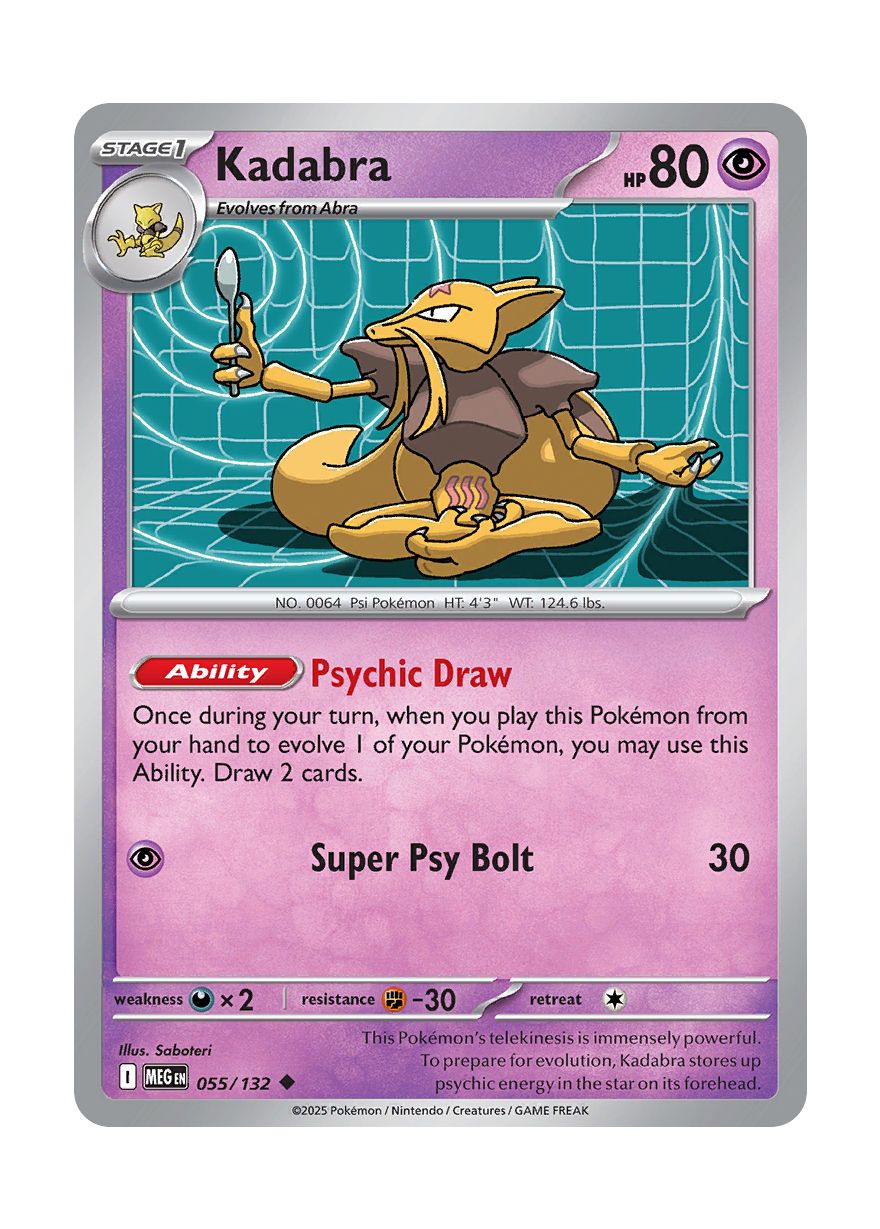Kadabra (055/132) - Mega Evolution