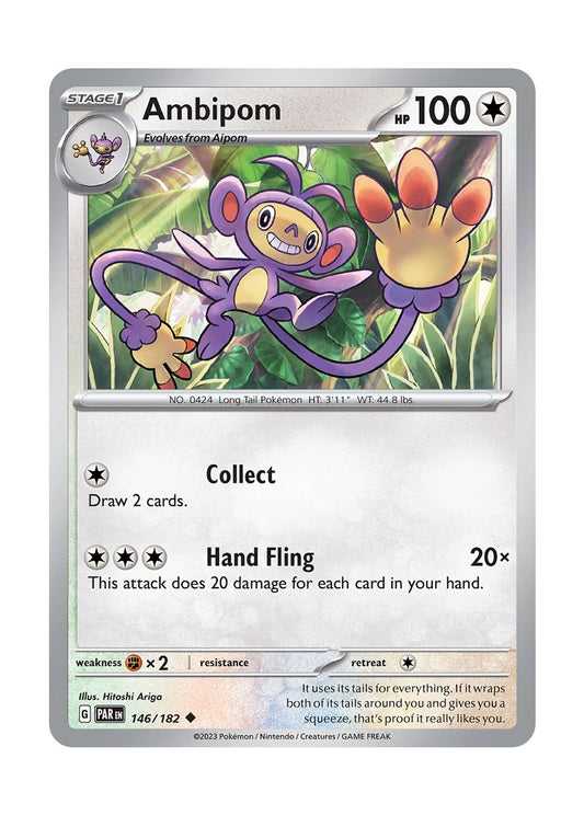 Ambipom - Reverse Holo (146/182) - Paradox Rift