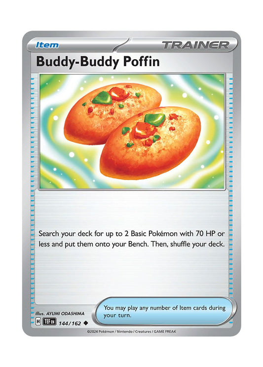 Buddy-Buddy Poffin - Reverse Holo (144/162) - Temporal Forces
