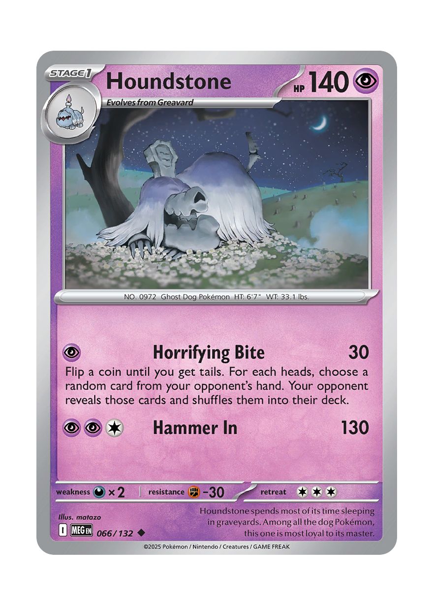 Houndstone (066/132) - Mega Evolution