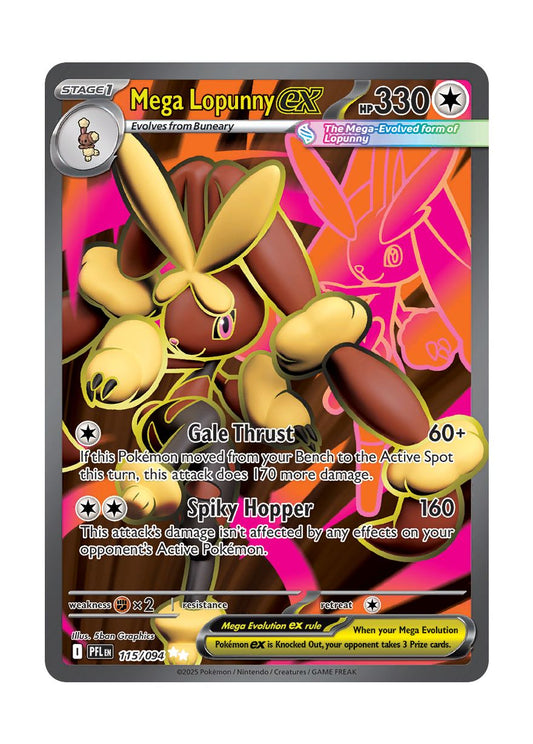 Mega Lopunny ex (115/94) - Phantasmal Flames