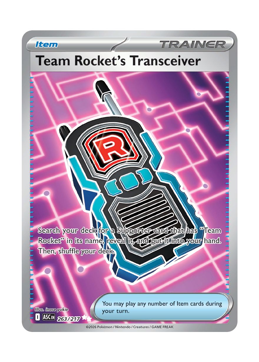 Team Rocket's Transceiver (263/217) - Ascended Heroes