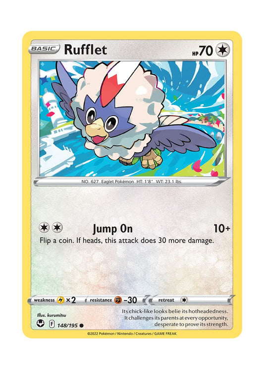 Rufflet - Reverse Holo (148/195) - Silver Tempest