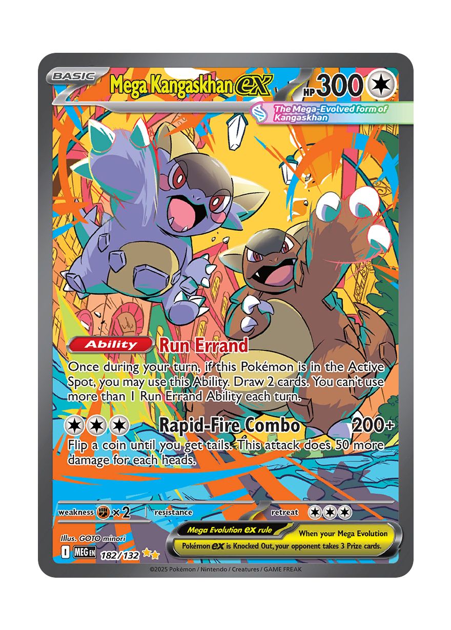 Mega Kangaskhan ex (182/132) - Mega Evolution
