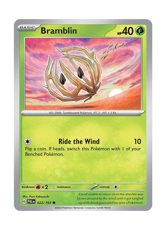 Bramblin - Reverse Holo (022/193) - Paldea Evolved