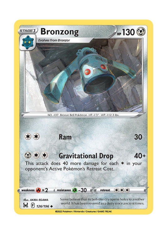 Bronzong - Reverse Holo (126/196) - Lost Origin