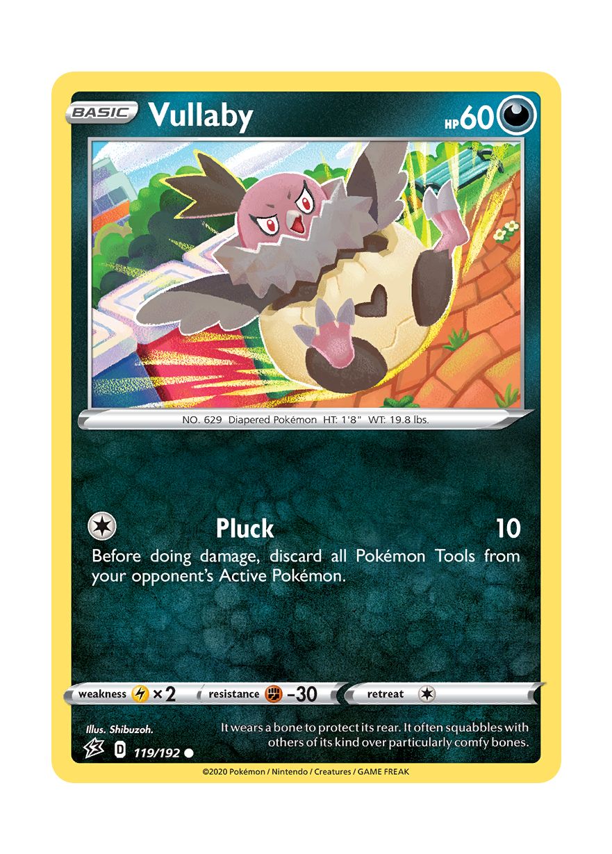 Vullaby - Reverse Holo (119/192) - Rebel Clash