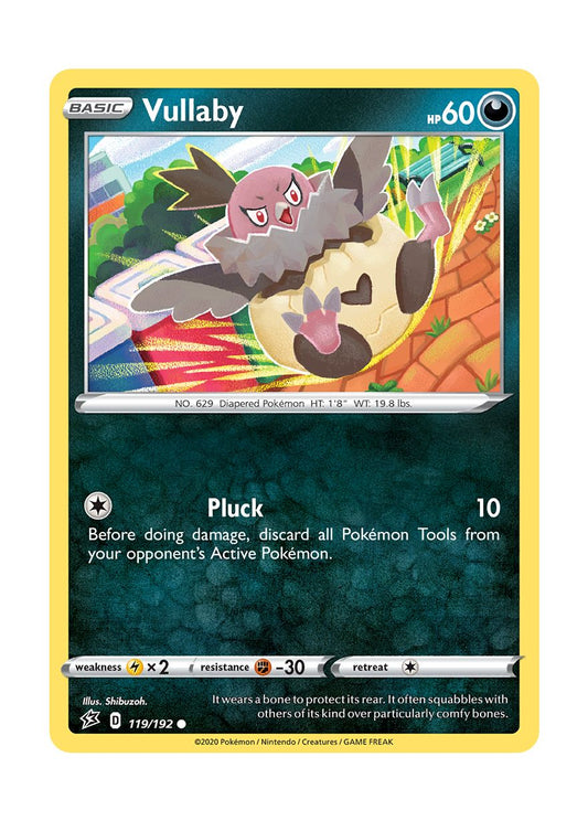 Vullaby - Reverse Holo (119/192) - Rebel Clash