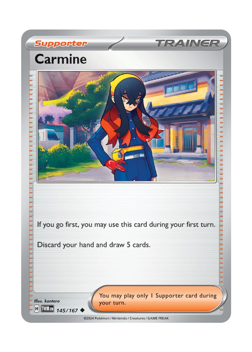 Carmine - Reverse Holo (145/167) - Twilight Masquerade