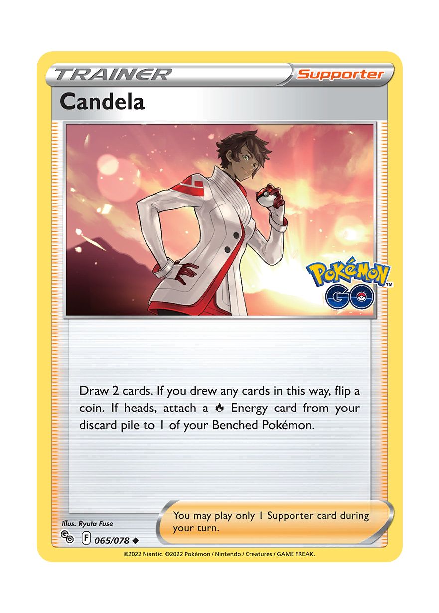 Candela - Reverse Holo (065/78) - Pokémon GO