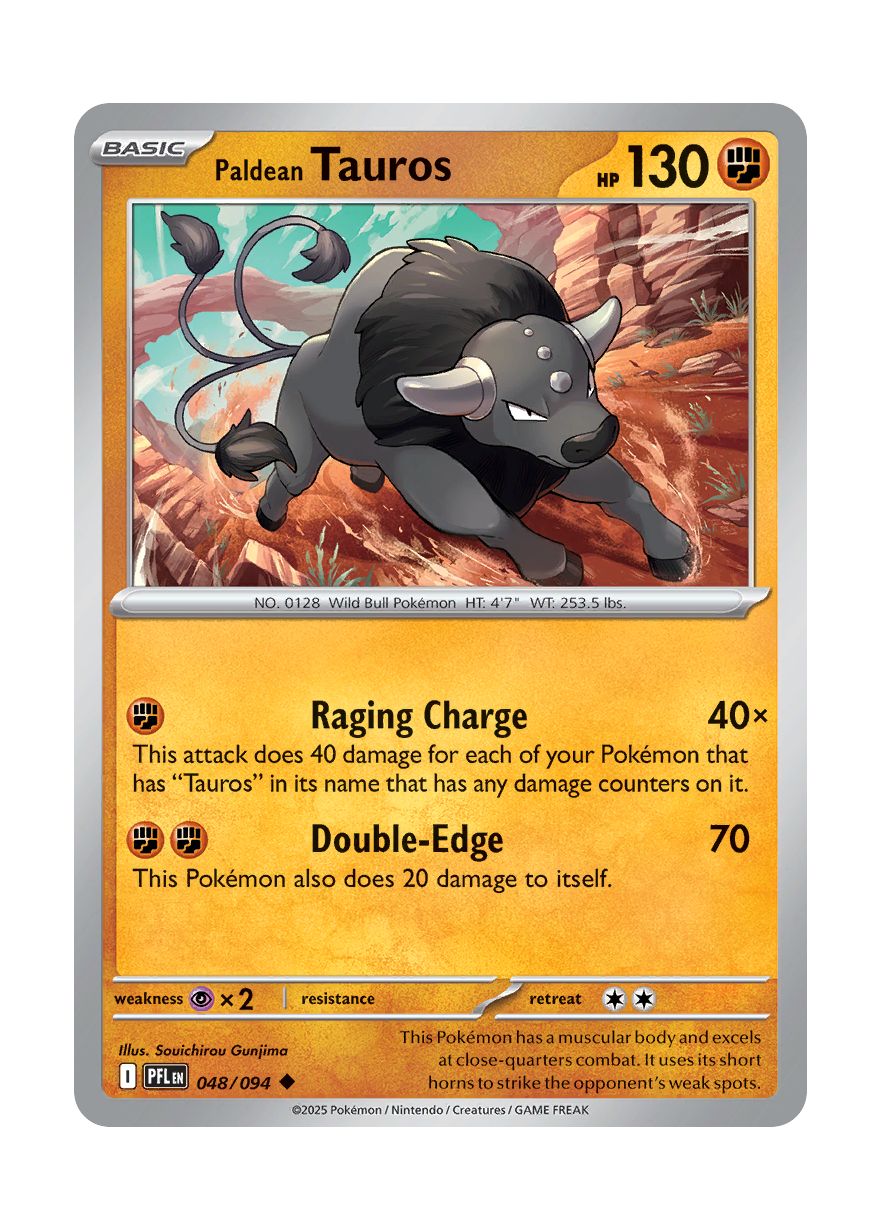 Paldean Tauros (048/94) - Phantasmal Flames