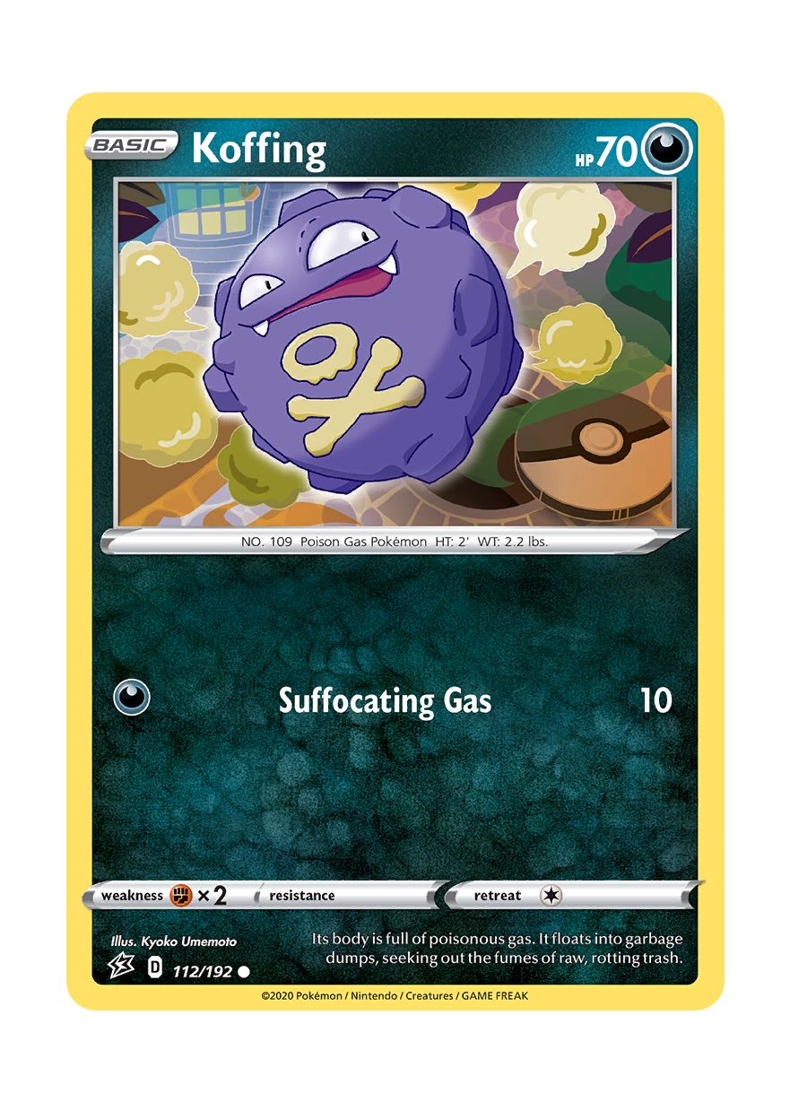 Koffing - Reverse Holo (112/192) - Rebel Clash