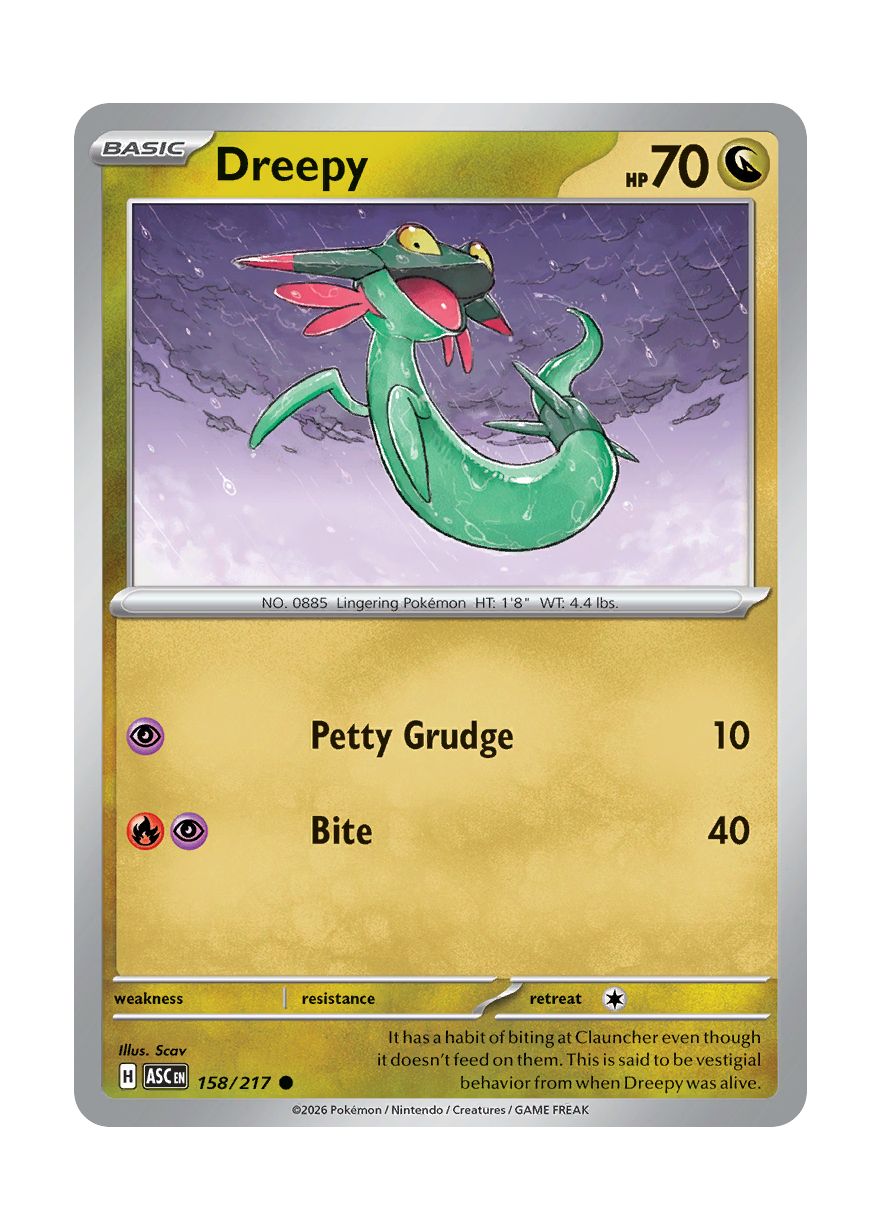 Dreepy (158/217) - Ascended Heroes