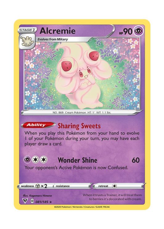 Alcremie - Reverse Holo (081/185) - Vivid Voltage
