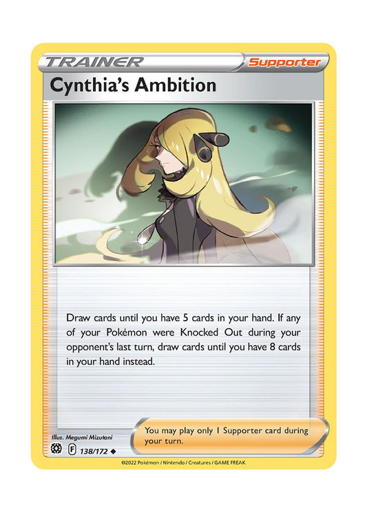 Cynthia's Ambition - Reverse Holo (138/172) - Brilliant Stars
