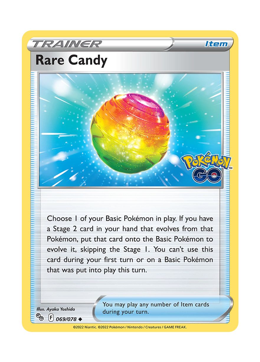 Rare Candy - Reverse Holo (069/78) - Pokémon GO