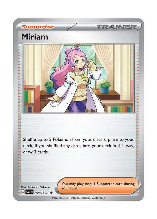 Miriam - Reverse Holo (179/198) - Scarlet & Violet