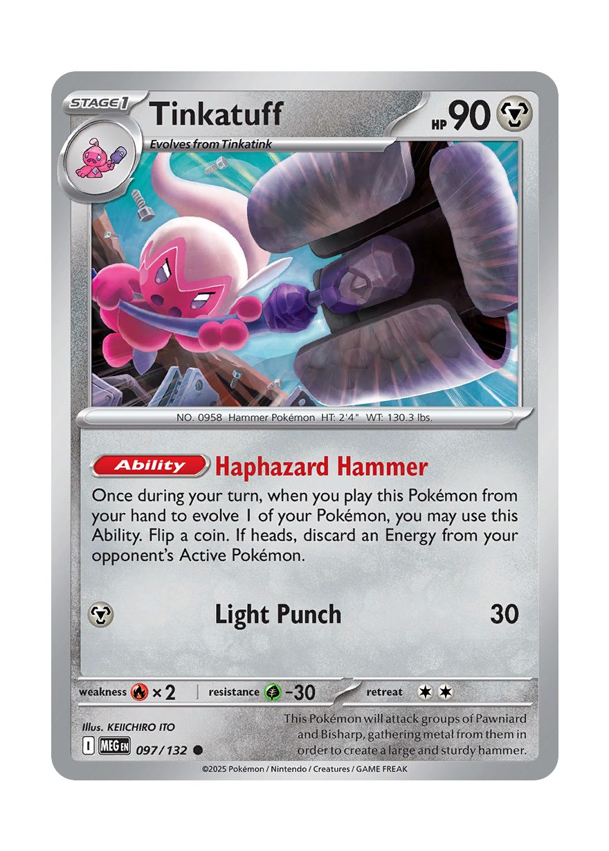 Tinkatuff (097/132) - Mega Evolution