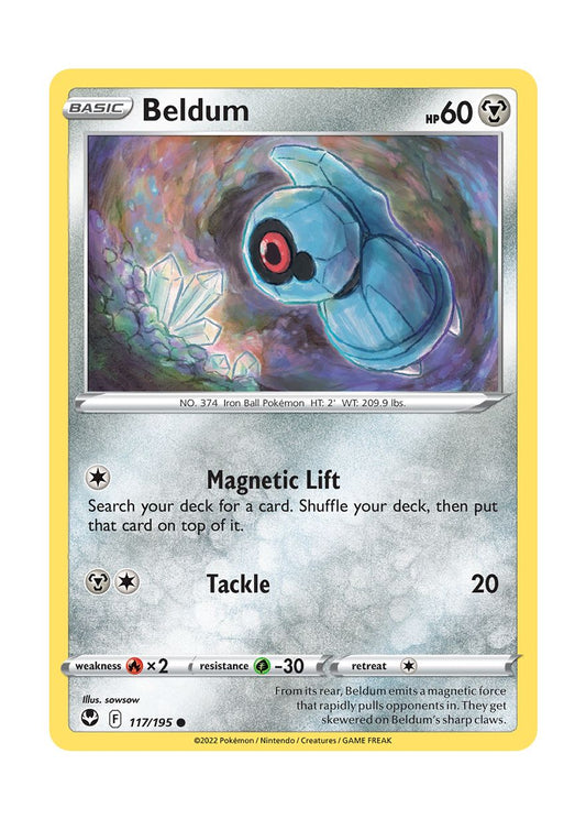 Beldum - Reverse Holo (117/195) - Silver Tempest