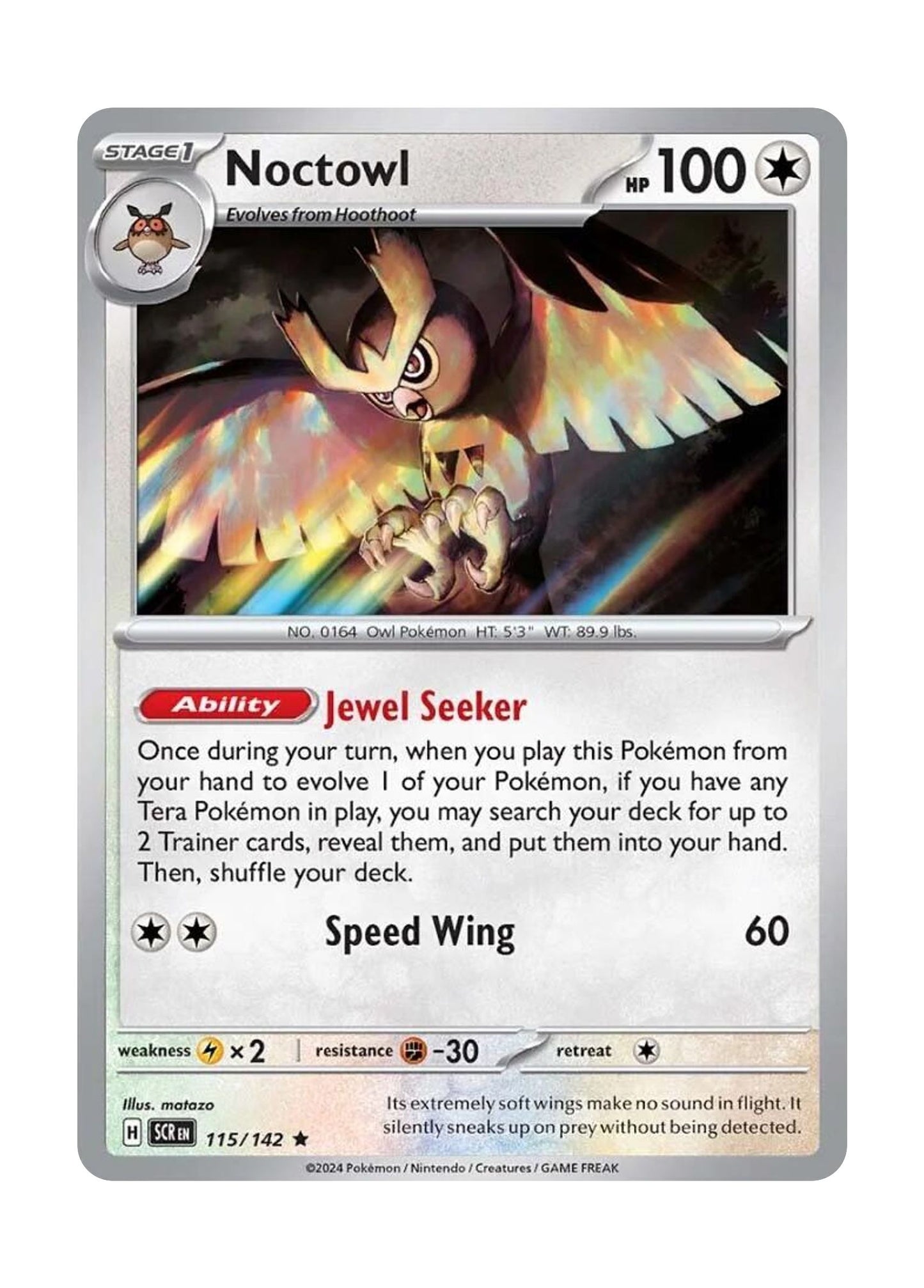 Noctowl (115/142) - Stellar Crown