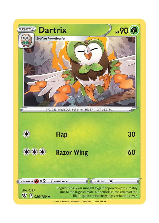 Dartrix - Reverse Holo (020/189) - Astral Radiance