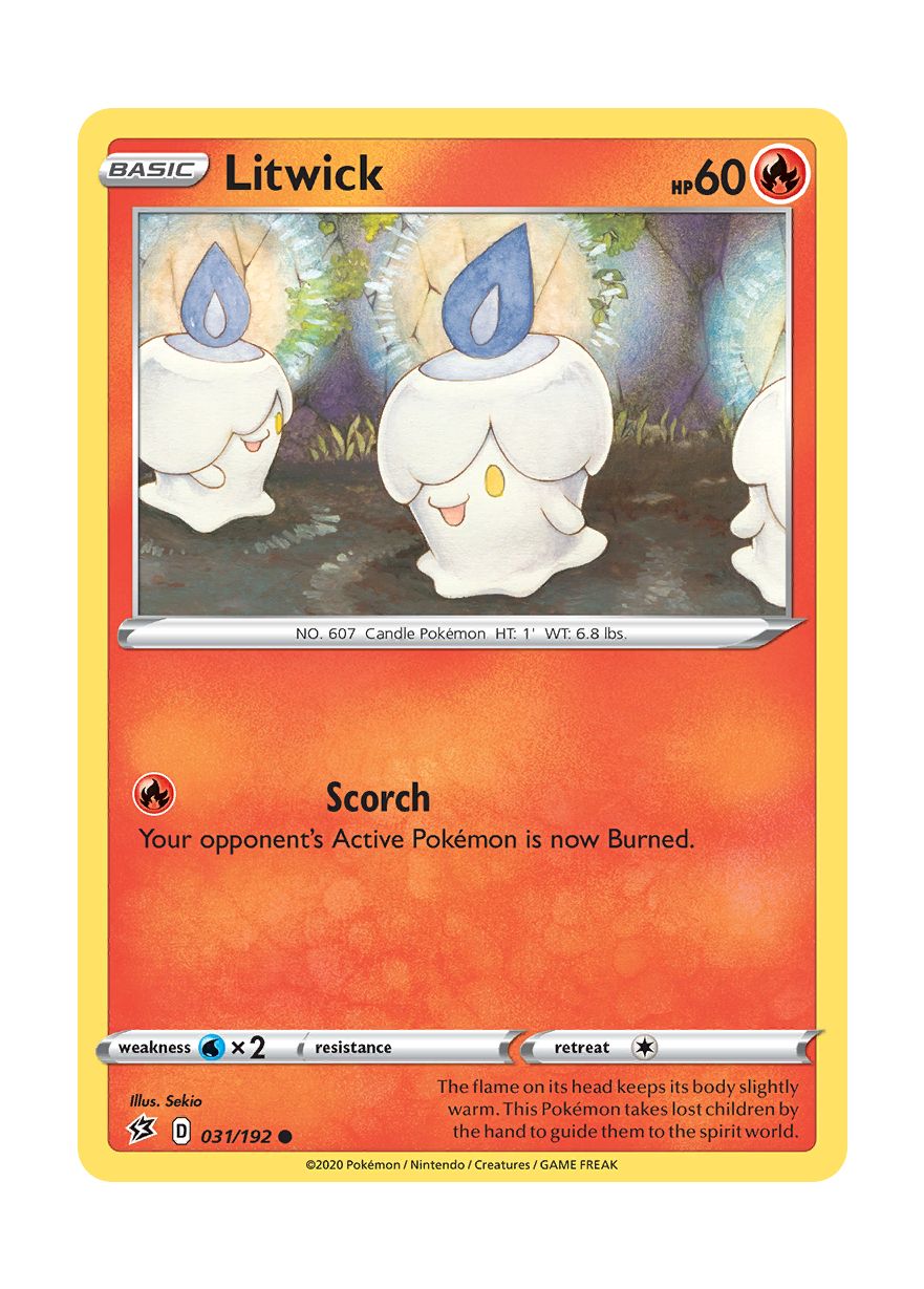 Litwick - Reverse Holo (031/192) - Rebel Clash