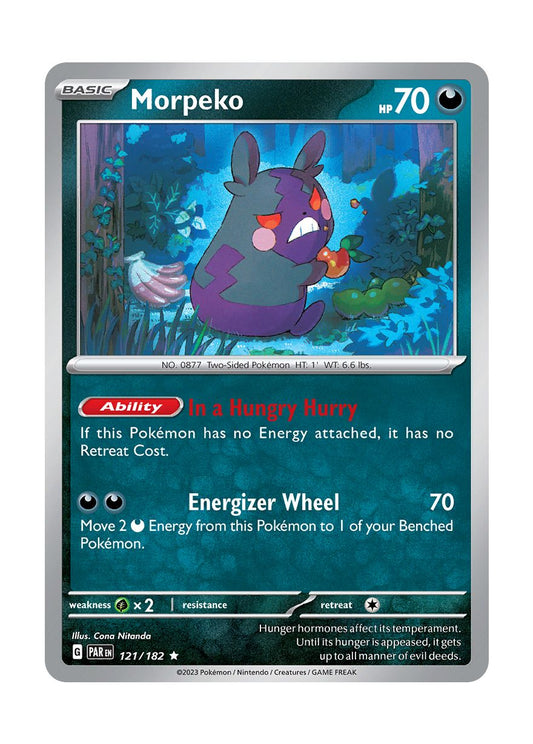 Morpeko - Reverse Holo (121/182) - Paradox Rift