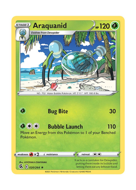 Araquanid - Reverse Holo (020/264) - Fusion Strike