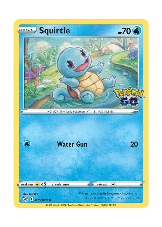 Squirtle - Reverse Holo (015/78) - Pokémon GO