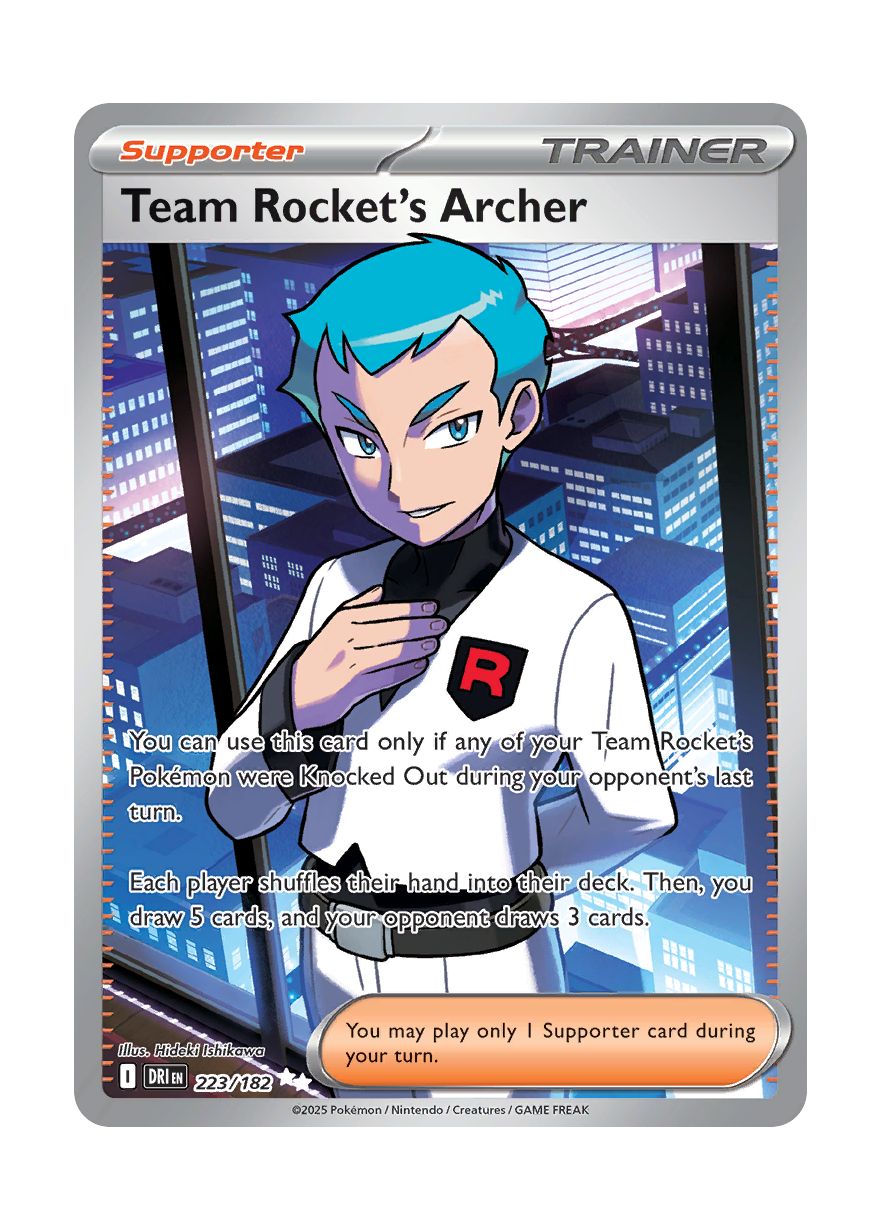 Team Rocket's Archer (223/182) - Destined Rivals