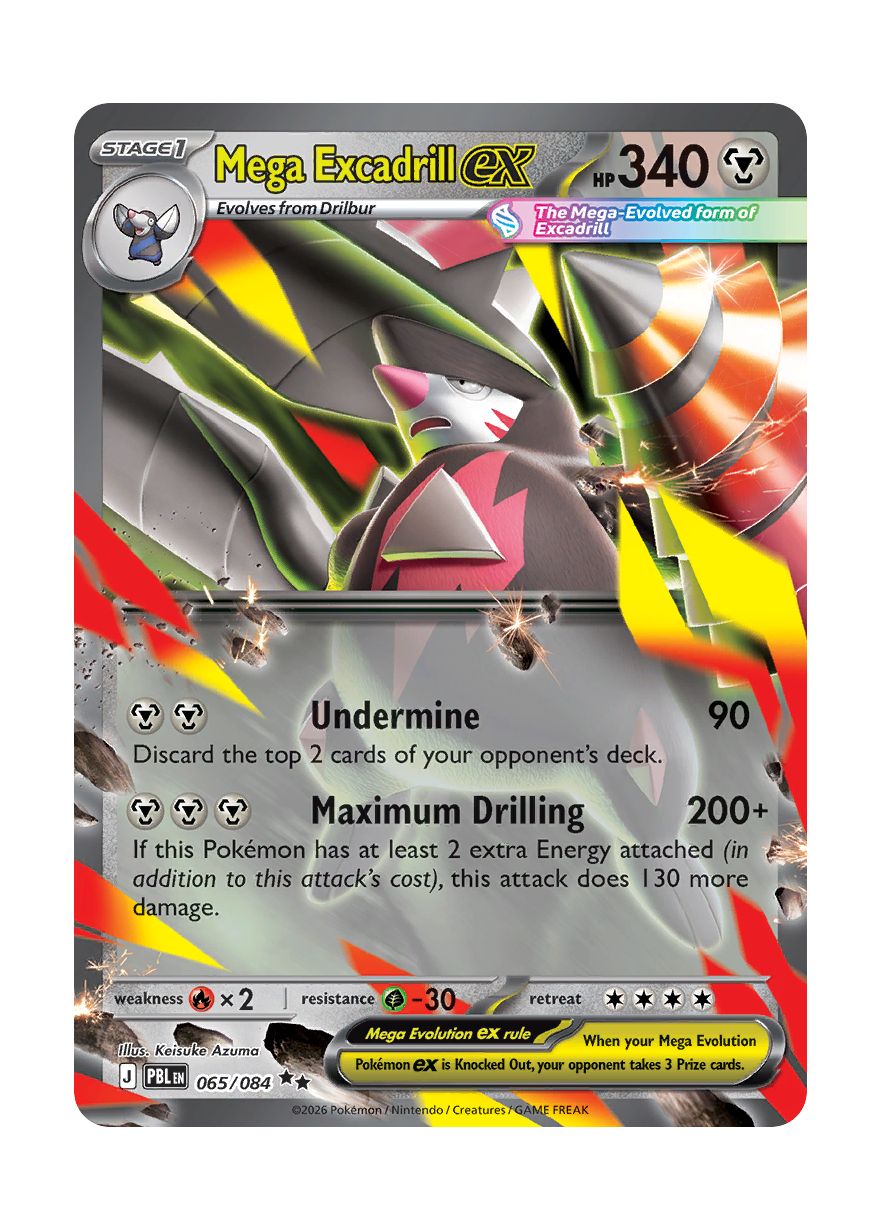 Mega Excadrill ex (065/84) - Pitch Black