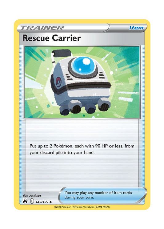 Rescue Carrier - Reverse Holo (142/159) - Crown Zenith