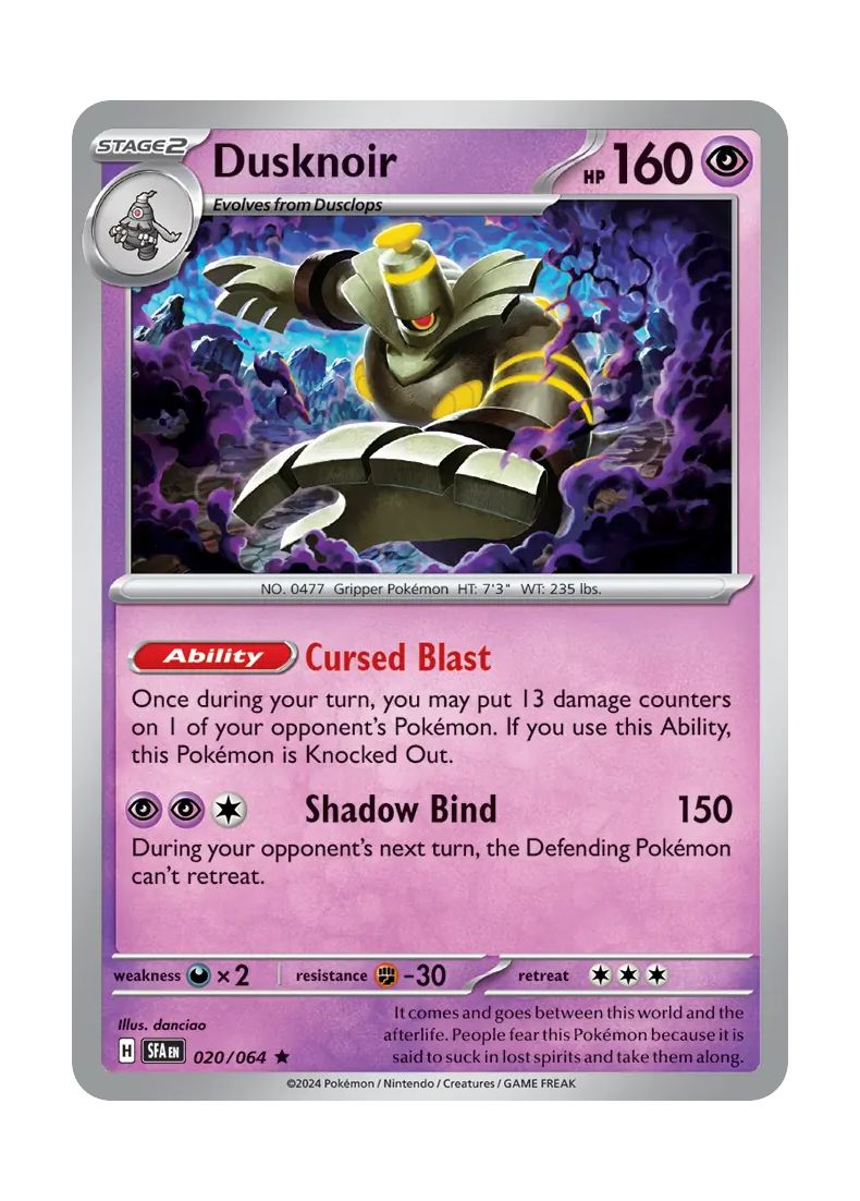 Dusknoir (020/64) - Shrouded Fable