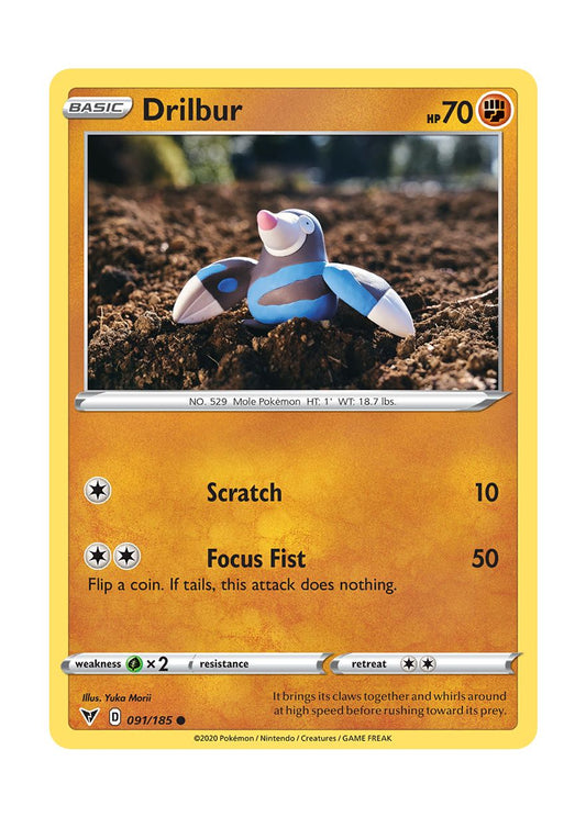 Drilbur - Reverse Holo (091/185) - Vivid Voltage