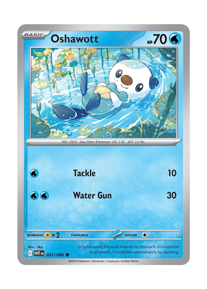 Oshawott (021/86) - White Flare