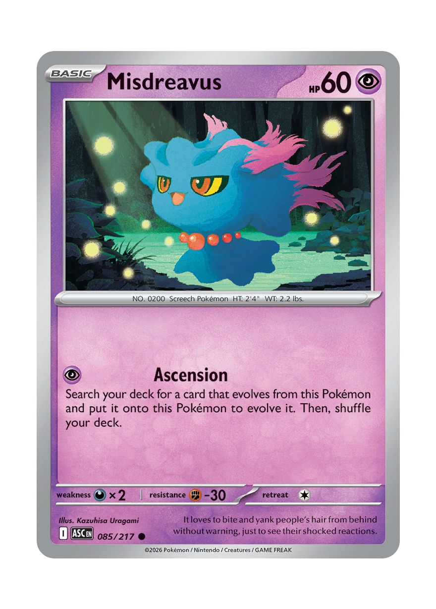 Misdreavus (085/217) - Ascended Heroes