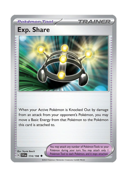 Exp. Share - Reverse Holo (174/198) - Scarlet & Violet