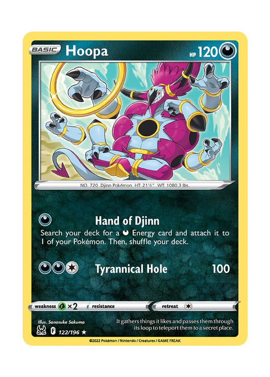 Hoopa - Reverse Holo (122/196) - Lost Origin