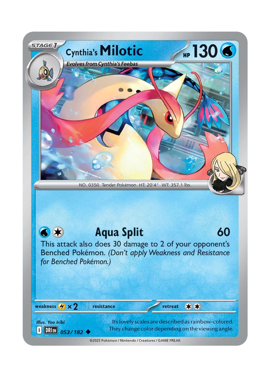 Cynthia's Milotic (053/182) - Destined Rivals