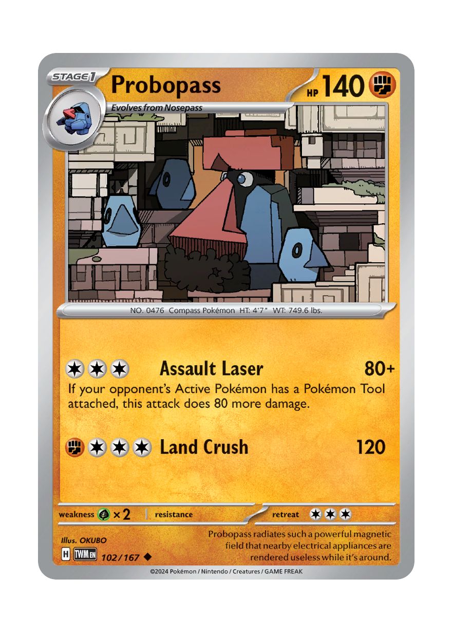 Probopass - Reverse Holo (102/167) - Twilight Masquerade