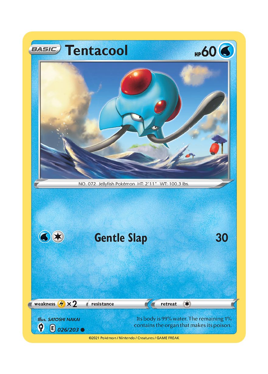 Tentacool - Reverse Holo (026/203) - Evolving Skies