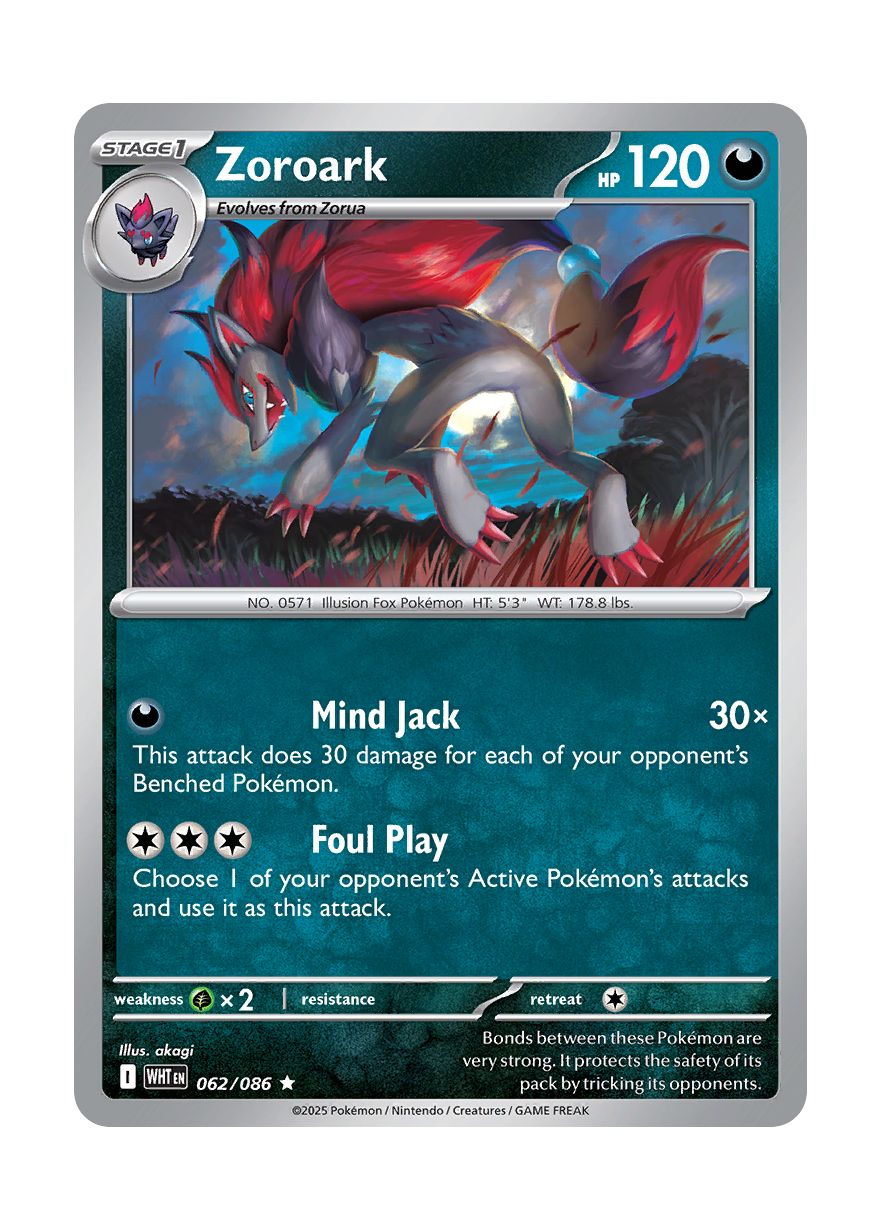 Zoroark (062/86) - White Flare