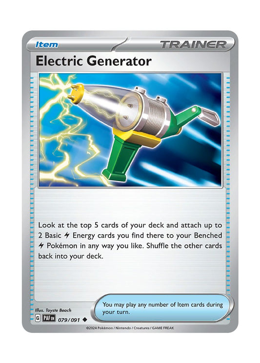 Electric Generator - Reverse Holo (079/91) - Paldean Fates
