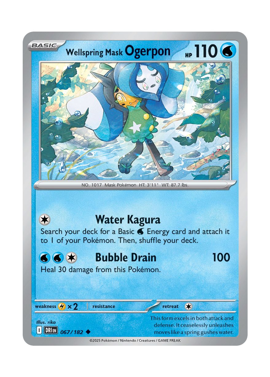 Wellspring Mask Ogerpon (067/182) - Destined Rivals